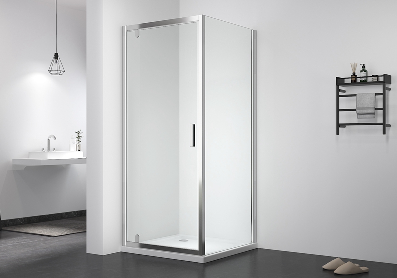 PV 306+PV 01 6mm easy clean glass hinge classic shower door+side panel 