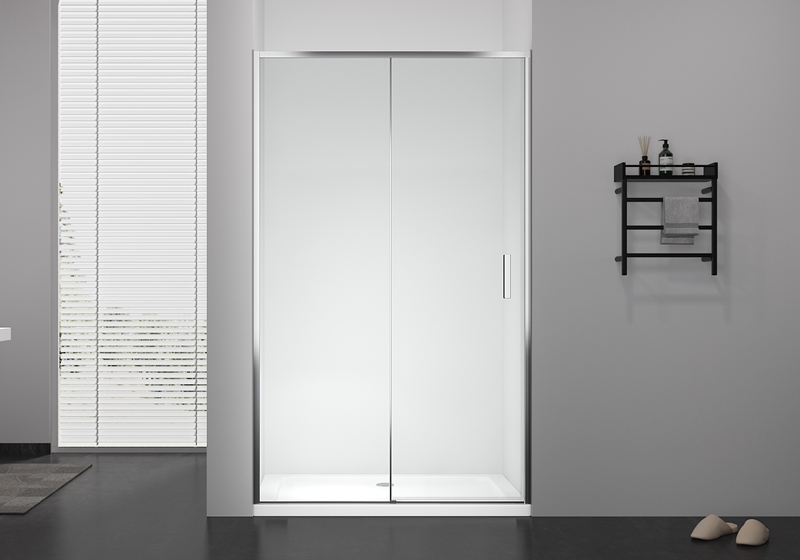 EX-507-2F 5/6mm single wheel sliding slim shower enclosure