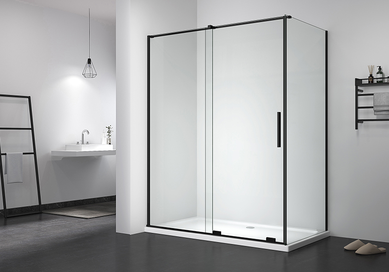 EX-109S 8MM Rectangle Sliding Sliding Shower Enclosure With Bottom Roller