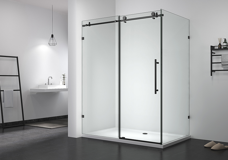 EX-820L 8/10MM 60X76 Inch Modern Sliding Shower Door For Home/Hotel